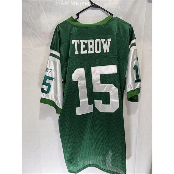 Tim Tebow Jersey New York Jets Reebok Men’s Green Size 48 - Picture 1 of 15